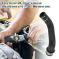 thumbnail image 6 of Unique Bargains Radiator Hose Heater Hose Radiator Outlet Hose Pipe No.97057258600 for Porsche Panamera(970) 4.8 GTS 2015 Rubber Coolant Pipe Black 1 Pc, 6 of 6