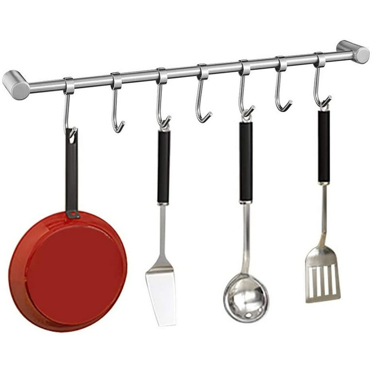 Hanging Pot Rack - Steel Utensil Holder