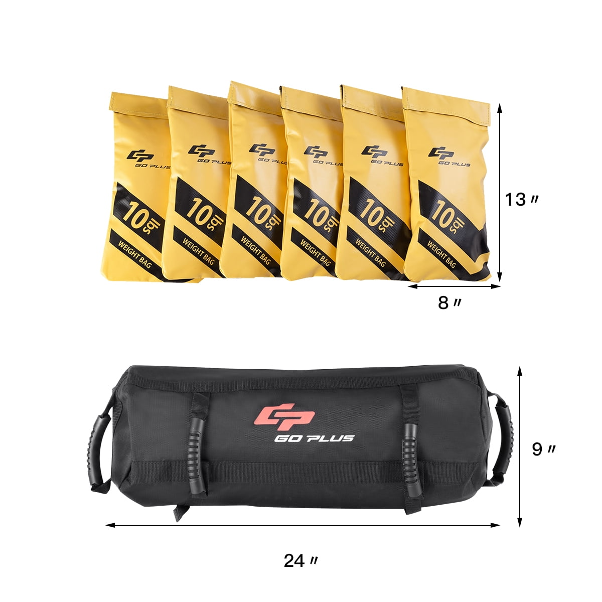 Free Shipping Goplus 60lbs Body Press Durable Fitness Exercise Weighted Sandbags w Filler Bags Walmart