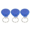 M Buder 100 Pieces RFID Key Fob Keychain Readable Door Access Control ...