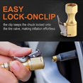thumbnail image 4 of MesaSe Heavy-Duty Lock-On Tire Inflator Chuck with Clip - Copper Material for Quick Air Flow, 4 of 7