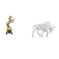 thumbnail image 1 of Figura de escritorio,Estantería con estatua de caballo para escritorio,oficina y decoración del hogar.,Figura decorativa de escritorio de resina para decoración del hogar,Estatua del, 1 of 8