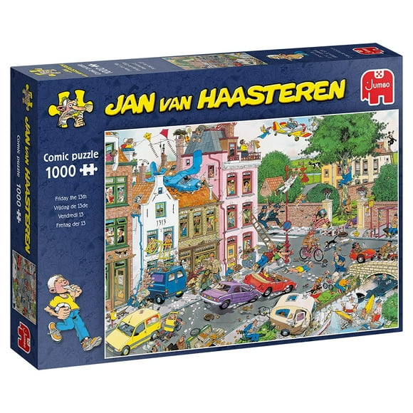 Jumbo 19069 Jan Van Haasteren Friday The 13th 1000 Piece Jigsaw Puzzle