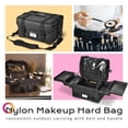 thumbnail image 5 of Byootique 1680D Nylon Makeup Bag Handbag Carry Train Case Pockets Travel Cosmetic Organizer, 5 of 11