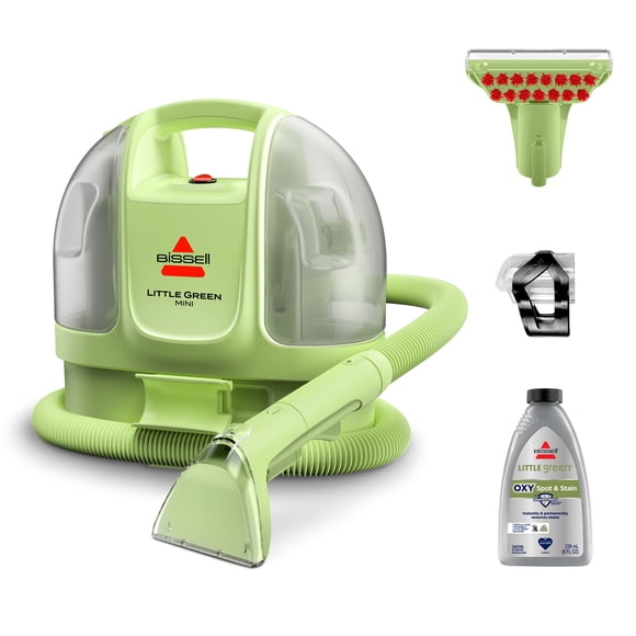 BISSELL Little Green Mini Corded Portable Carpet and Upholstery Deep Cleaner