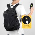 thumbnail image 5 of Mochila informal de negocios de marca de moda para hombres y mujeres, de gran capacidad, ligera y sencilla, para estudiantes de secundaria, 5 of 5
