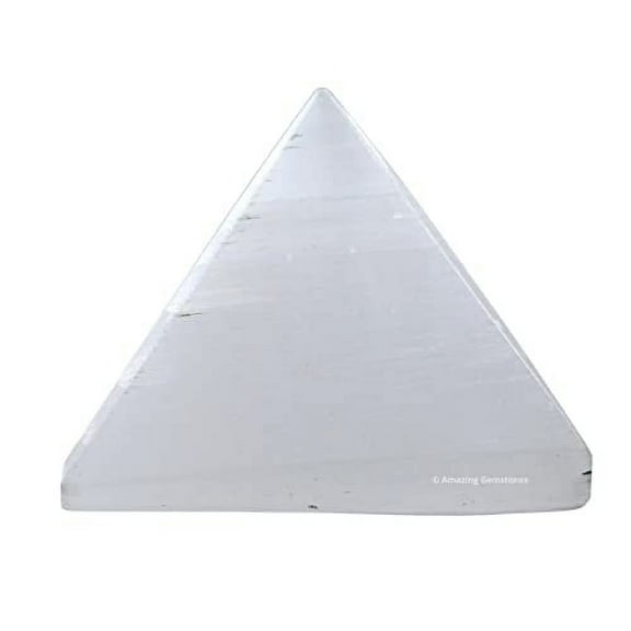 Selenite Crystal Pyramid 1" Inch