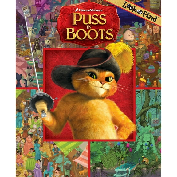 Pre-Owned Puss in Boots (Look & Find) Paperback