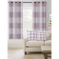 thumbnail image 2 of Fsddascl Pink Plaid Blackout Curtains for Bedroom/Living Room, Thermal Insulated Kitchen Curtains, Spring Summer Farmhouse Buffalo Checkered Grommet Darkening Window Treatment Drapes 52"x45"x2, 2 of 8