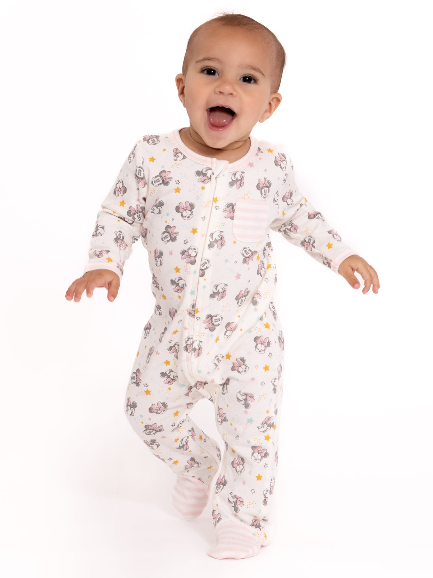 Disney Baby Wishes + Dreams Character Footed Sleep N Play, Sizes Preemie-6/9 Months
