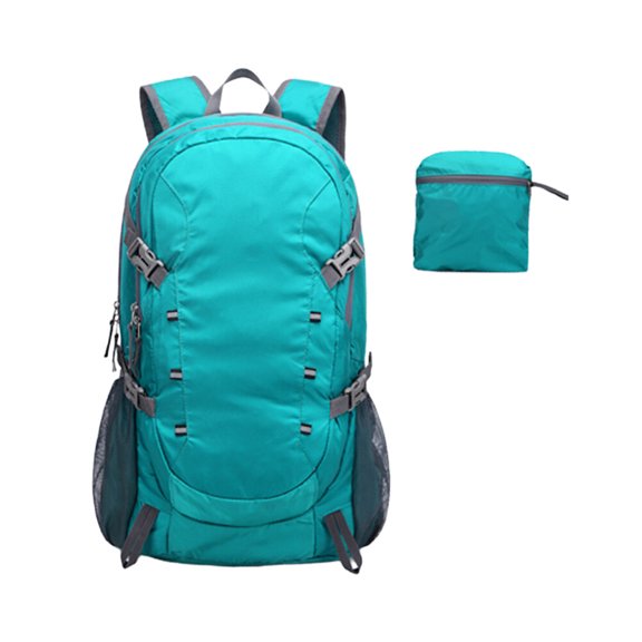 40L Mountain Climbing Backpack Anti-splashing Water Nylon Multifunctional Large Capacity Bag Folding Storage Backpack for Outdoor Travel Trip (Random Color)