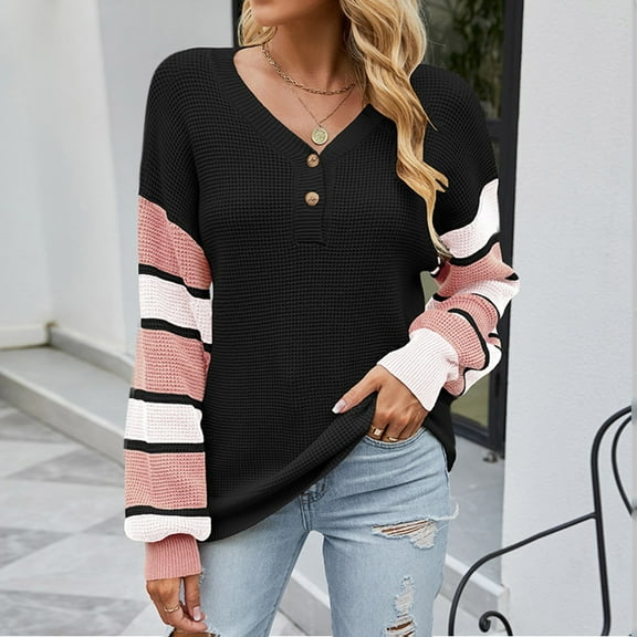 Aayomet Long Cardigan Sweaters For Women Womens Lightweight Pullover Sweater Long Sleeve Crew Neck Sweater Top,Black S-XXL