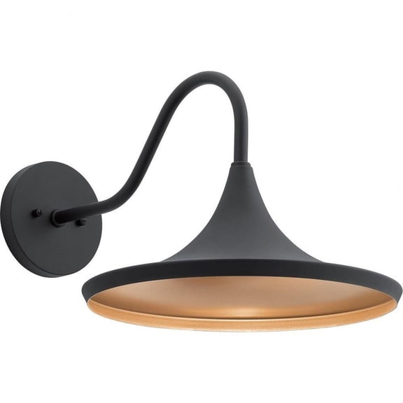 -9W 1 Led X-Large Outdoor Wall Lantern-with Mid-Century/Retro Inspirations-11.5 inches Tall By 14 inches Wide Bailey Street Home 147-Bel-4187675