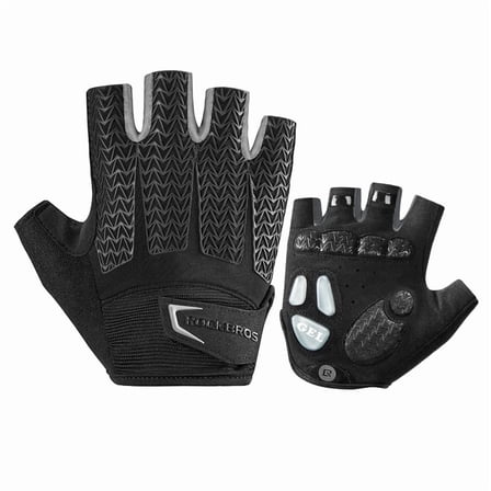 ROCKBROS Sports Cycling Gloves Cycling Half Finger Gloves Bike Gel Padded Gloves