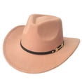 thumbnail image 3 of Chapeau de Cowboy Western Classique pour Loisirs Extérieurs Quotidiens et Style Campagnard, Résistant au Soleil, 3 of 4
