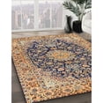 thumbnail image 2 of Ahgly Company Indoor Square Traditional Reddish Brown Persian Area Rugs, 5' Square, 2 of 6