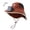 Red, variant on SAWOBUUN Kids Solar Fan Hat Boy Girl Fishing Hats Wide Brim Sun Protection Cap USB and Solar Powered Fan Hat