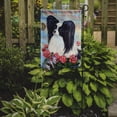 thumbnail image 2 of Carolines Treasures 7040GF 11 x 15 in. Black And White Papillon In Roses Flag Garden Size, 2 of 3