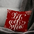 thumbnail image 5 of LSLJS Christmas Pillow Covers 18x18" Set of 4 Red White Christmas Pillow Covers Christmas Pillow Cases for Sofa Couch Christmas Decorations Throw Pillow Covers, 5 of 5