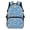 Astronaut Sharks in Space, variant on Uourmeti Rainbow Wolf Pattern 17 Inches Travel Bags for Kids, Polyester Multi-Pocket Backpack for Hiking School