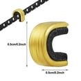 thumbnail image 3 of High Quality Nock Points Buckle Clip Brass Copper Positioning D Ring Bow And Arrow Brass Buckle For Bow String, 3 of 12