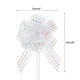 thumbnail image 2 of Lazos de regalo grandes de organza Uxcell para canastas de bodas, regalos de Navidad, chifón blanco de 4", 2 of 6