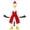 02, variant on Sruoe Christmas Porch Goose Outfits, 23 Inch Snowman Porch Goose Clothes, Stick‑Arm Design & Black Button Detail Goose Clothes Dress for Lawn Yard Patio Party Decoration