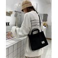 thumbnail image 4 of ZHAOCHENG Bolso de mano para mujer, pequeño bolso tipo cartera, elegante bolso de mano para mujer, bolso estilo hobo de pana, 10,23 x 9,05 x 3,93 pulgadas, 4 of 5