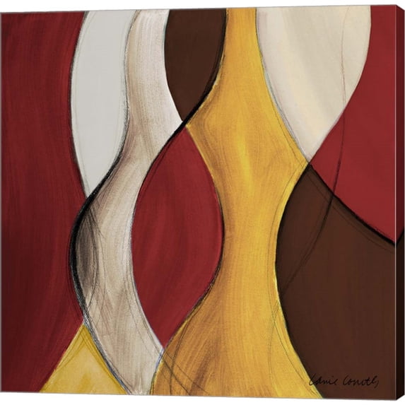 Great Art Now Crimson Coalescence II by Lanie Loreth, Canvas Wall Art, 24W x 24H