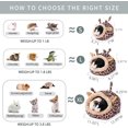 thumbnail image 4 of Stretchy Cotton Mini Small Animal Nest Comfortable Plush Hamster Bed (Bee,XL), 4 of 5