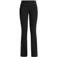 thumbnail image 3 of Bootcut Yoga Pants for Women with Pockets Wide Leg Women's Trousers High Waisted Workout Flared Pants for Women Bootleg Office Work Pants Pants Womens Lounge Wear Ladies Pants Womens Plus Loungewear, 3 of 3