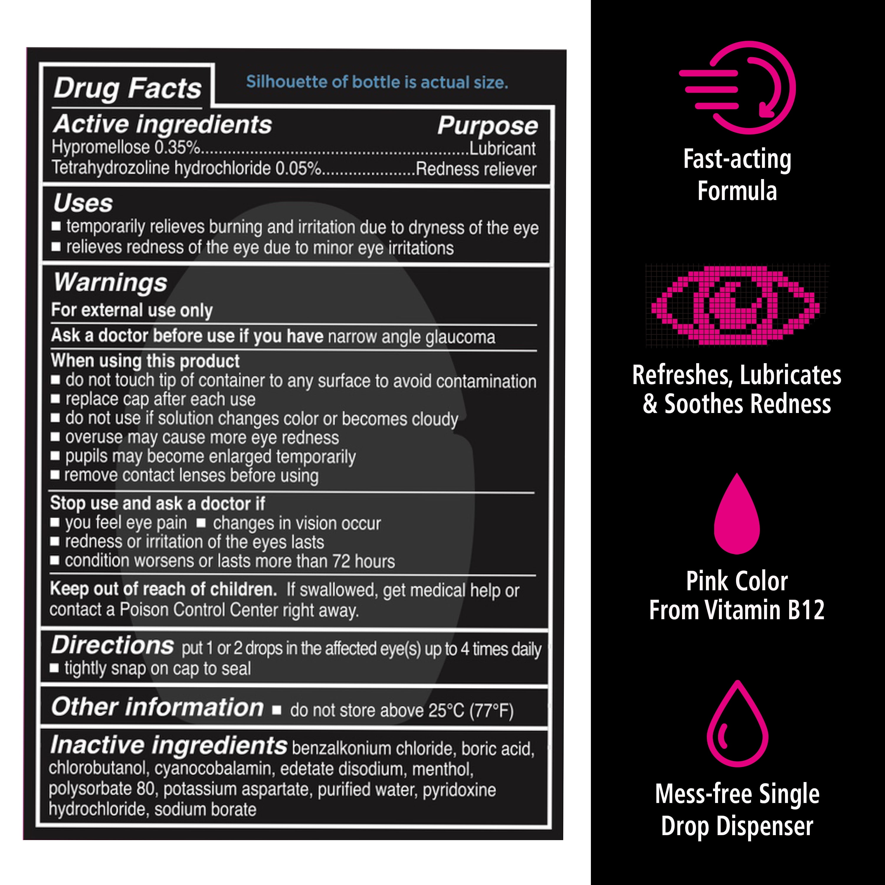 Rohto Digi-Eye, Digital Eye Strain Relief Drops, 0.4 Oz