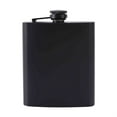 thumbnail image 2 of opvise 6oz/7oz/8oz Hip Flask Leak-proof Convenient Stainless Steel Matte Black Whiskey Flask for Outdoor M, 2 of 8