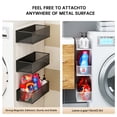 thumbnail image 3 of Magnetic Shelf for Laundry Storage Hanging Organizer for Washing Machine Metal Magnetic Laundry Organization And Storage for Washer And Dryer Balls Strong Load Bearing Up to 16.5lbs, 3 of 12