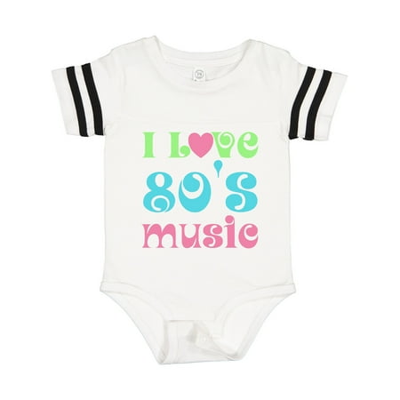 

Inktastic I Love 80 s Music Gift Baby Boy or Baby Girl Bodysuit