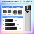 thumbnail image 3 of Adaptador de carcasa SSD SSK M.2 NVME PCIe USB 3.2 Gen 2 de 10 Gbps, 3 of 7