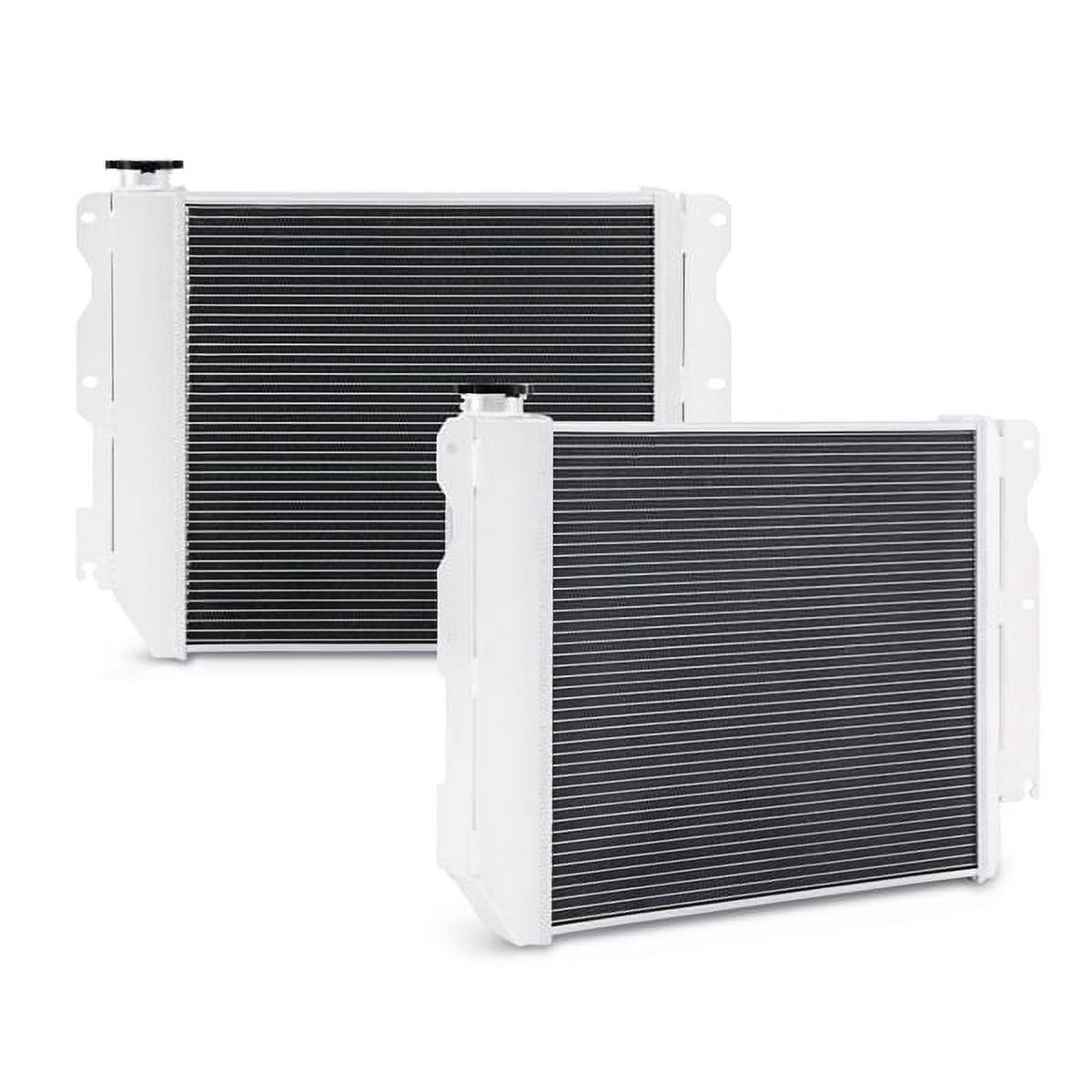 Mishimoto MMRAD-WRAV8-87X Performance Aluminum Radiator Compatible With Jeep YJ TJ Chevy V8 LS Engine Swap 1987-2006