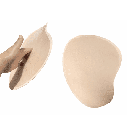 

BIMEI 2PS Self-adhesive Sponge Butt Lift Pads Thigh Pads for Women Hip Enhancer Reusable 1 Pair Beige Mini M