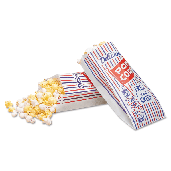 Benchmark USA 41001 Paper Popcorn Bags 1 ounce 