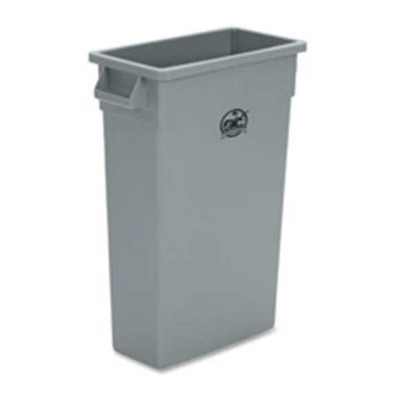 Waste Container- 23 Gallon- 16-.75in.x9-.50in.x30in.- Gray
