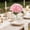 pink, variant on Artificial White Hydrangea Flowers in Glass Vase – Realistic Silk Bouquet, Lifelike Bendable Stems, Faux Water, Elegant Centerpiece for Home Decor, Office, or Wedding Arrangement (White)