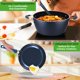 thumbnail image 4 of Juego de utensilios de cocina NutriChef Blue Diamond de cerámica antiadherente, 11 unidades, 4 of 7