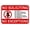 Warning Sign 4, variant on No Soliciting House Yard Sign - 12×8 Inches, Metal with 4 Pre-Drilled Holes, Waterproof Fade-Scratch Resistant (Don't Ring Bell)