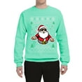thumbnail image 2 of Wild Bobby Santa Says 6 7 Meme Sweater | Holiday Unisex Crewneck Sweatshirt, 2 of 5