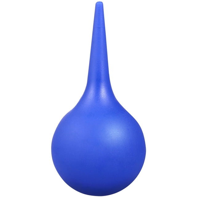 EeaseMX Jeringa de oído Artibetter de 75 ml, pera de succión de goma para lavado de oídos, herramienta de laboratorio (azul)
