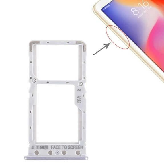 SIM Card Tray SIM Card Tray / Micro SD Card Tray for Xiaomi Redmi 6 / Redmi 6A