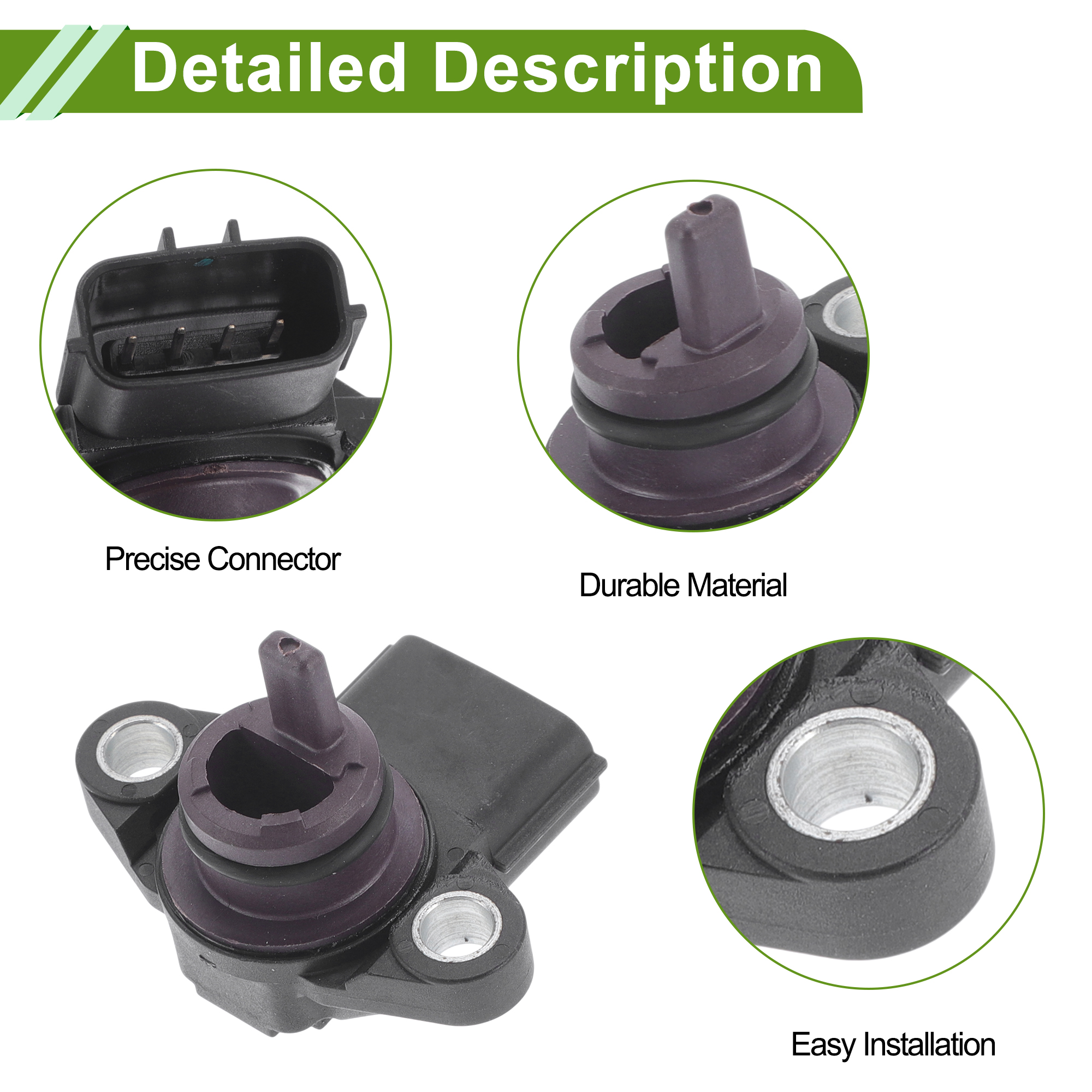 Unique Bargains Manifold Absolute Pressure MAP Sensor for Kubota No.EG52344801 1 Pc