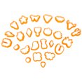 thumbnail image 3 of 25pcs Polymer Clay Mold Tray Clay Earring Cutter Clay Jewelry Making Mold DIY Earring Making Mold, 3 of 5