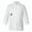 White, variant on Men Women Solid Color Chef Uniform Stand Collar Single-breasted Pocket Restaurant Uniform Waterproof Anti-dirty Bakery Food Chef Tops