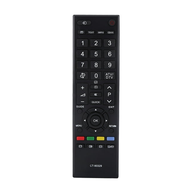 Nuevo control remoto universal de repuesto negro CT-90329 para televisores inteligentes LCD Toshiba.